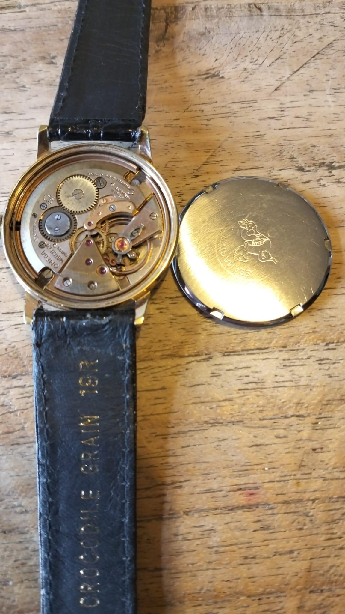 Rare Omega Seamaster 30 – 1966  Black Dial  Caliber 601  Gold-Plated Case
This unusual Omega Seamaster 30 stands out due to its black dial, a rarity compared to the more common Seamaster 600. Dated to 1966 by its serial number, this vintage