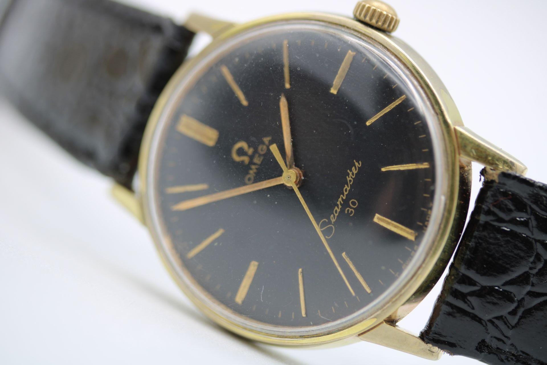 Men's Rare Omega Seamaster 30 – 1966  Black Dial  Caliber 601 For Sale