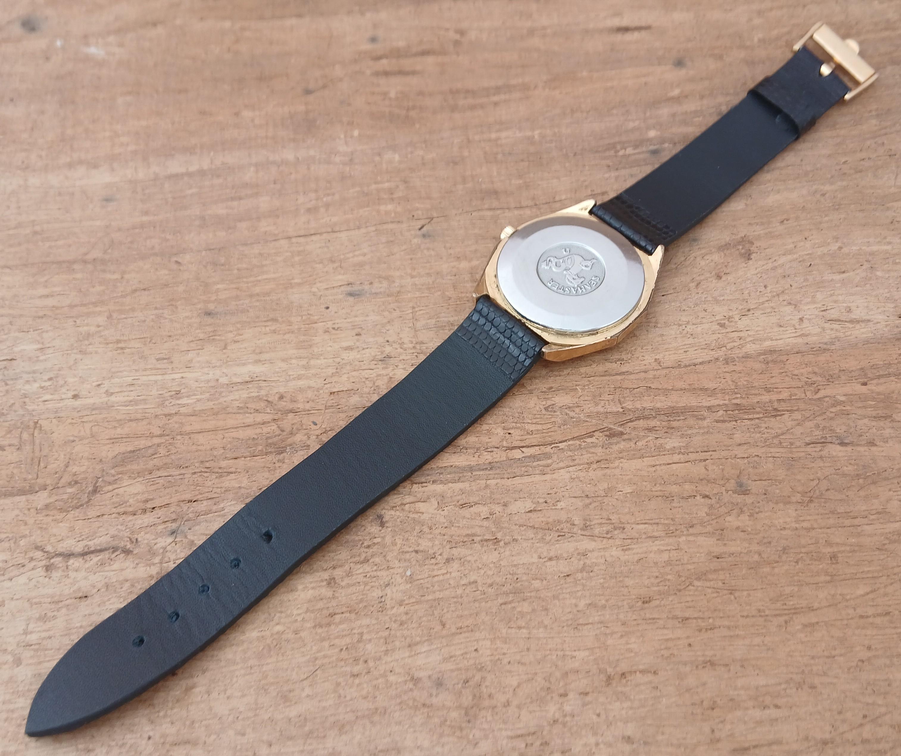 Seltene Omega Seamaster Automatik Ref 1660257 Achteck vergoldet Herrenuhr im Angebot 10