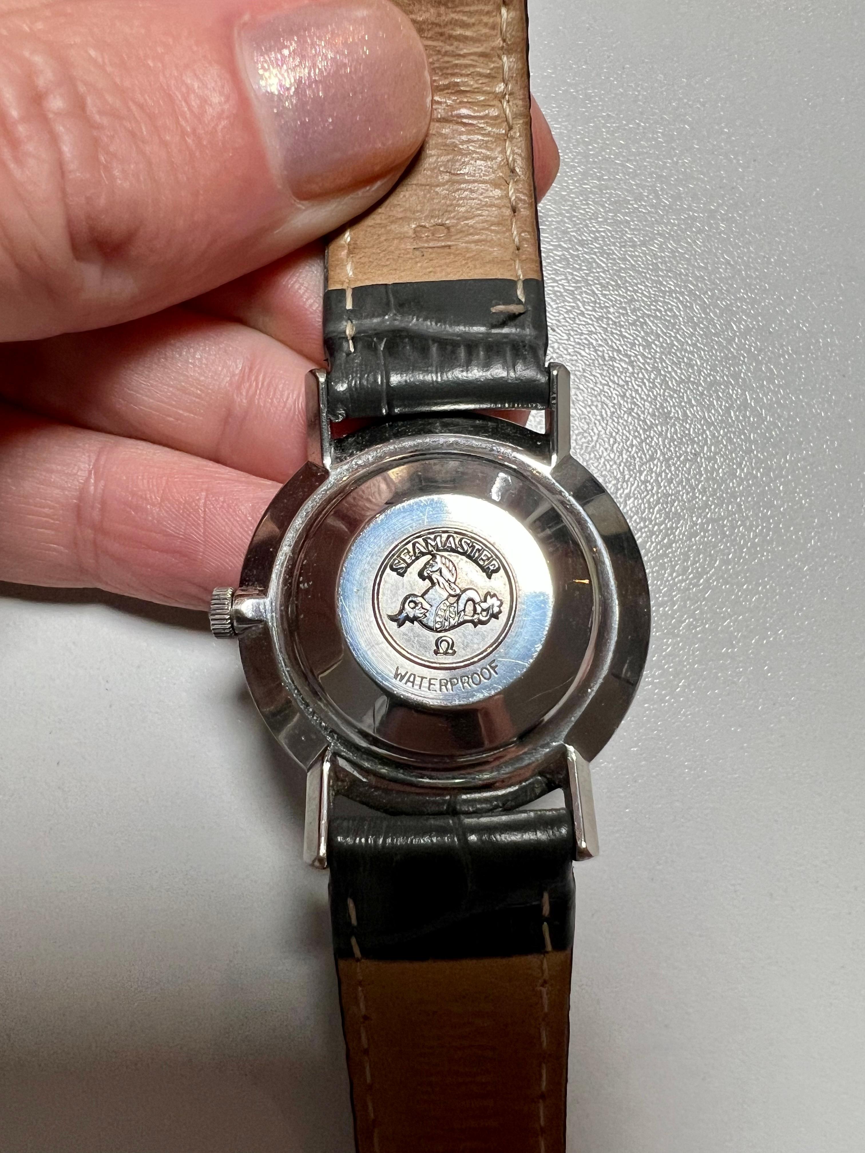 Rare Omega Seamaster watch from the 1960s For Sale 2