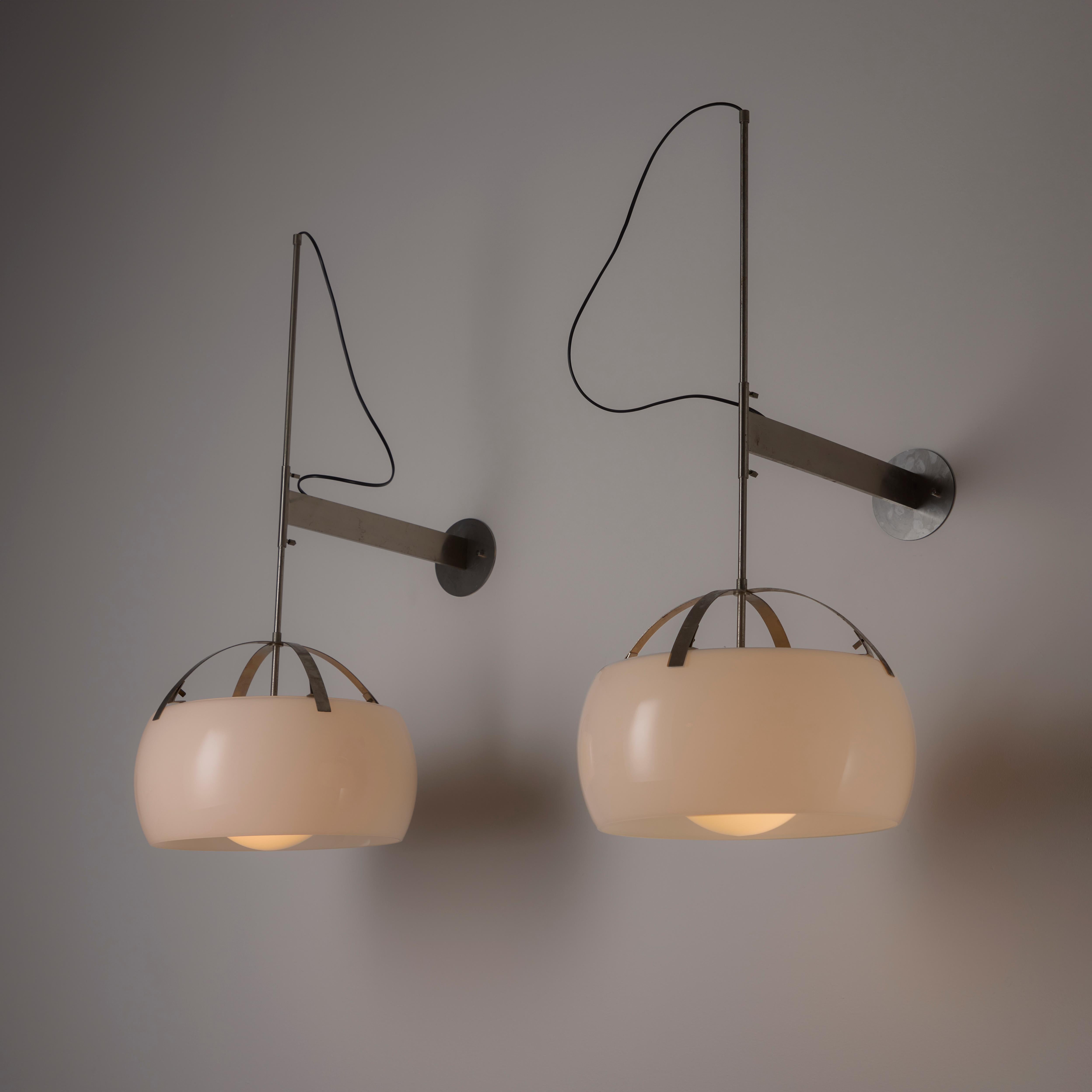 Italiano Rare lampade da parete 'Omega' di Vico Magistretti per Artemide
