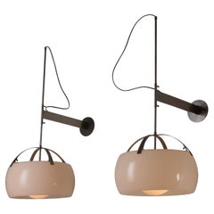 Rare 'Omega' Wall Lights by Vico Magistretti for Artemide