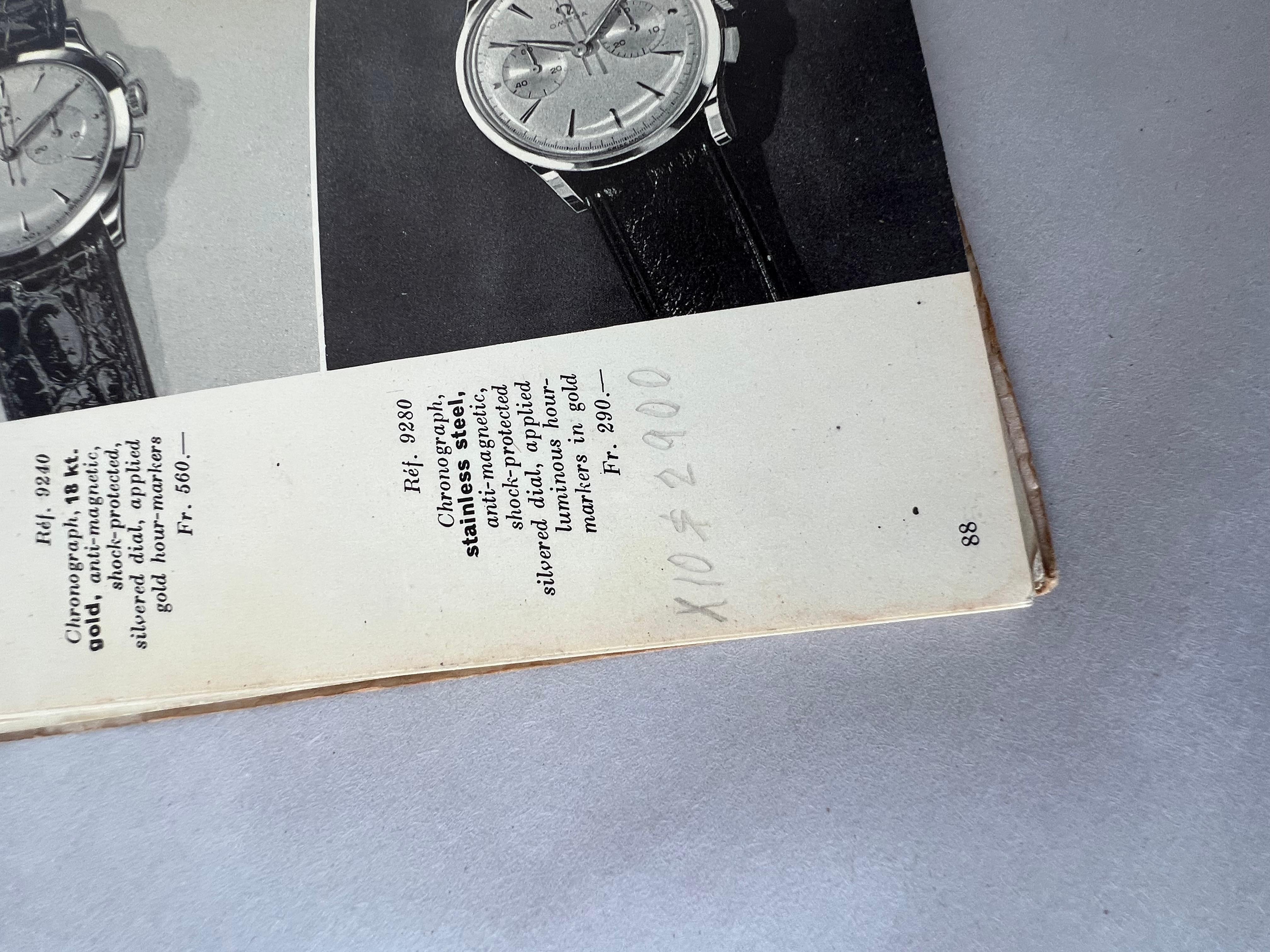 Rare Omega Watch Company 88 Page Catalog 1960 in vendita 3