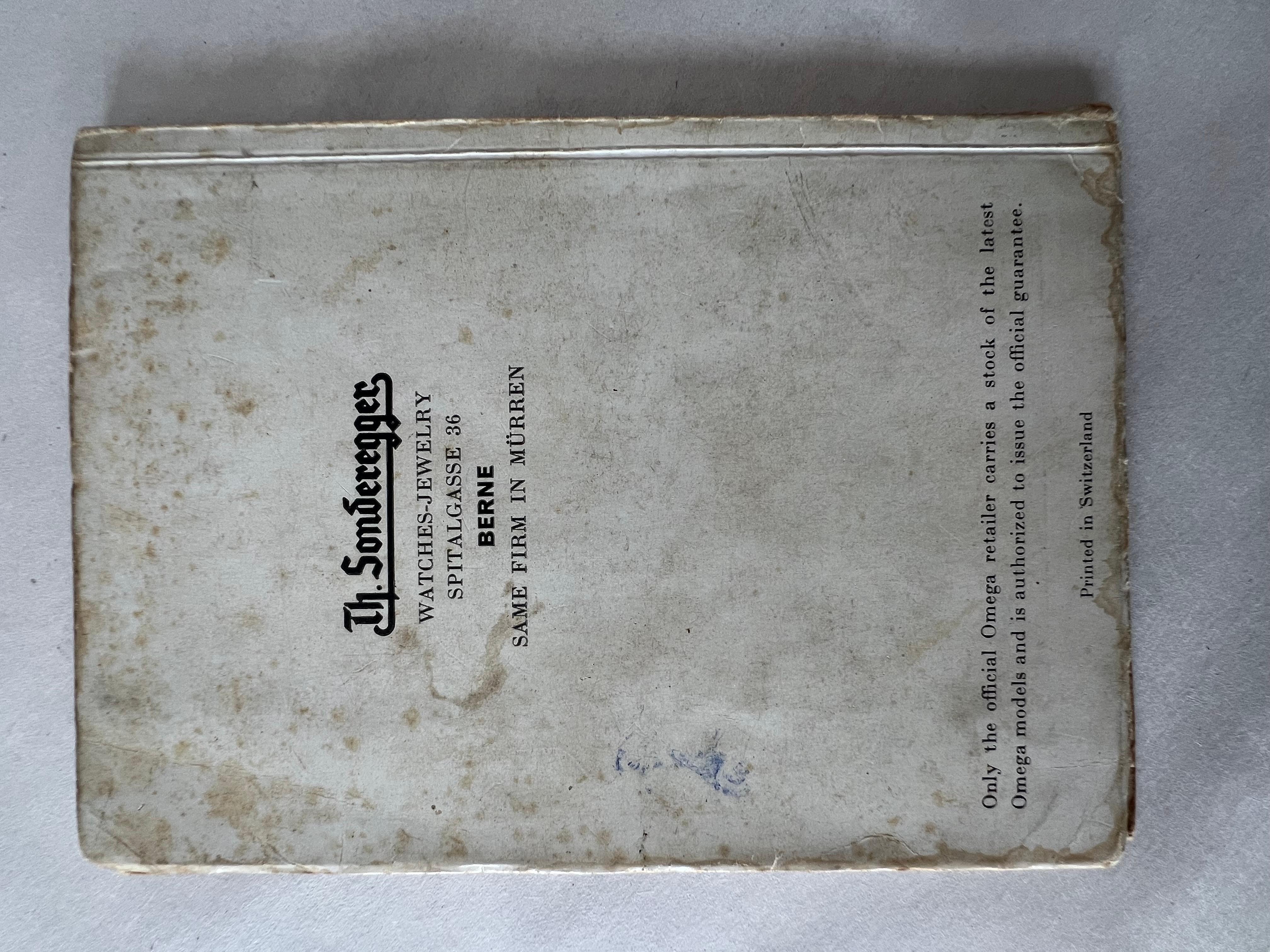 Rare Omega Watch Company 88 Page Catalog 1960 in vendita 2