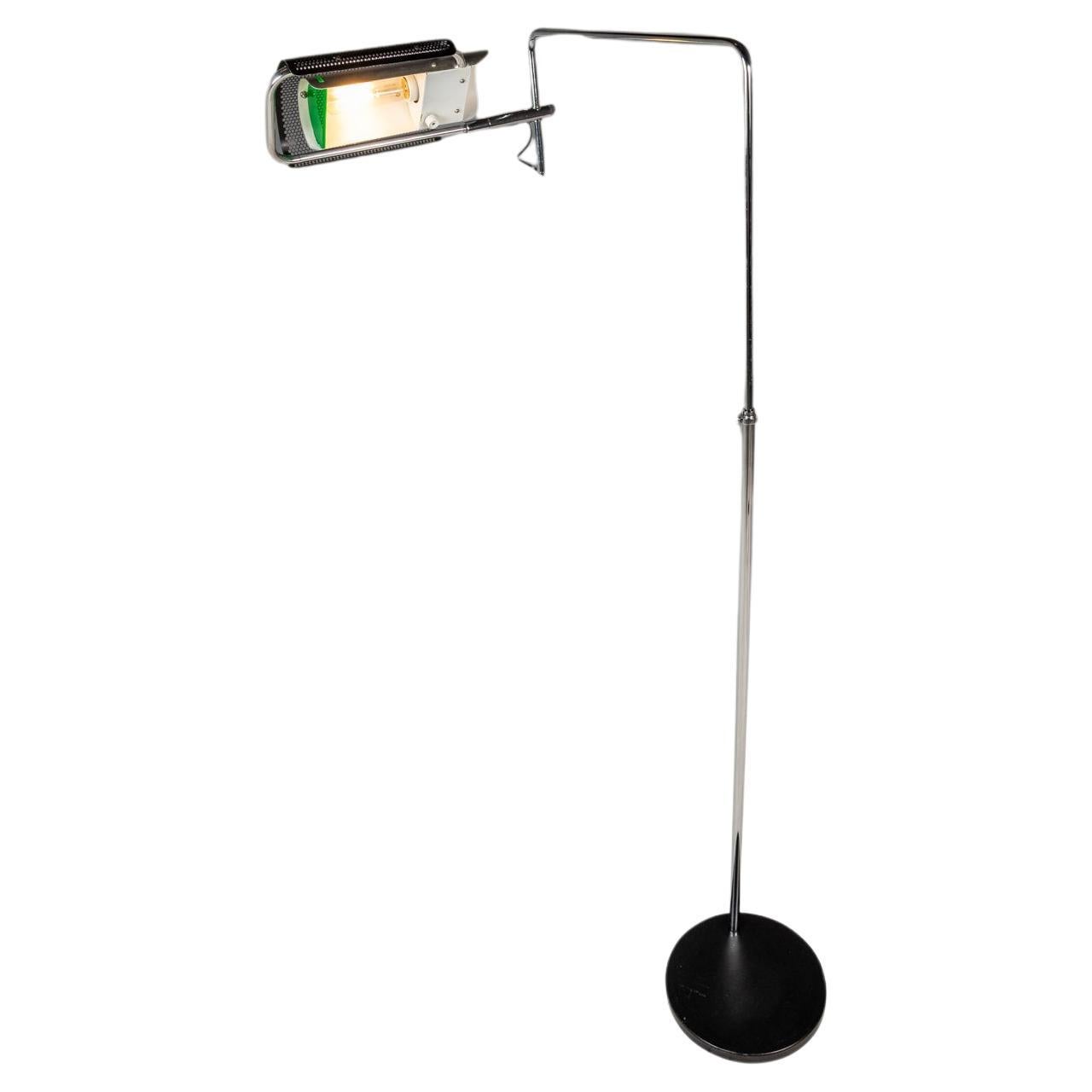 Rare OMI "Eyeshade" Adjustable Floor Lamp, George Nelson, Koch & Lowy, USA, 1960 For Sale
