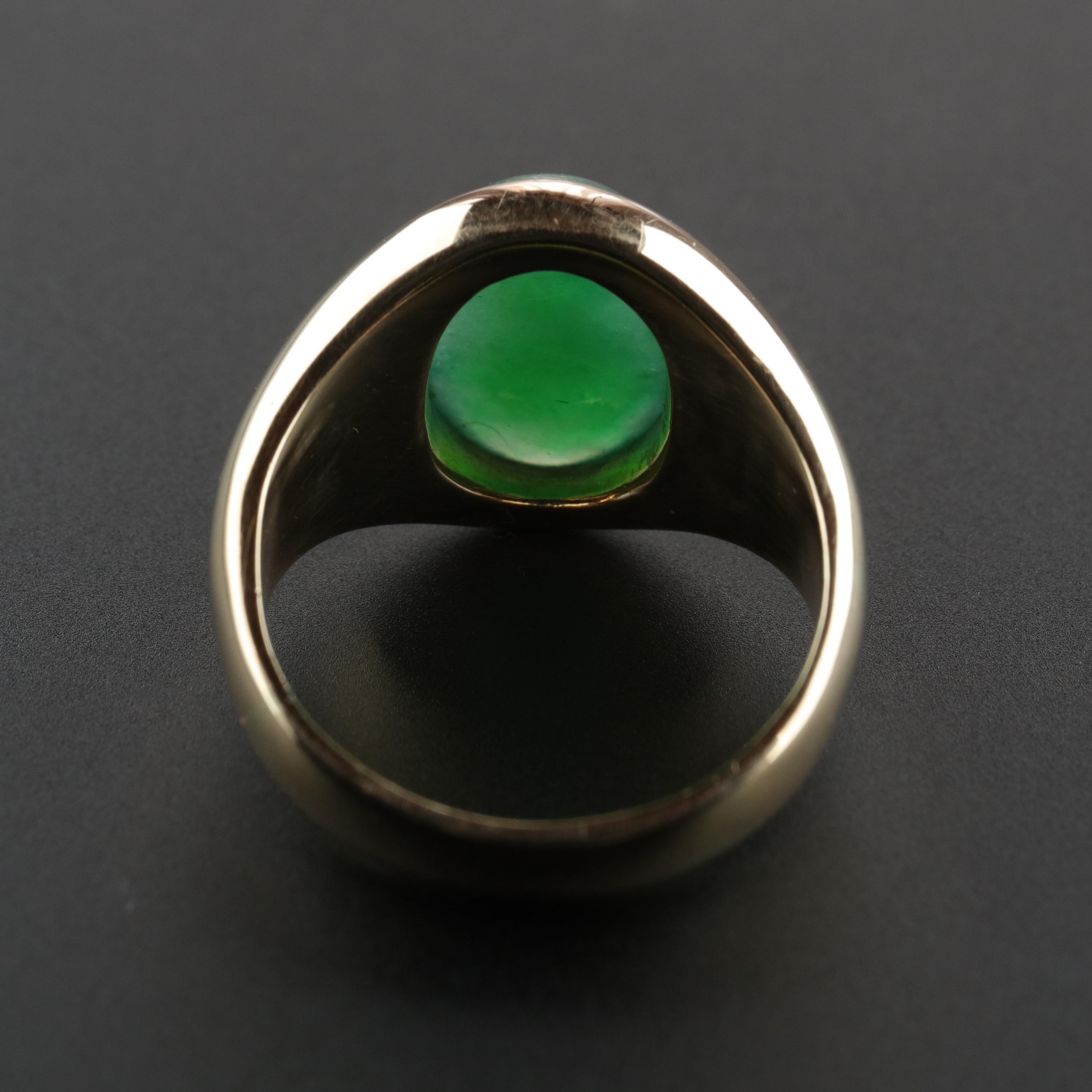 Rare Omphacite Jade Ring 1