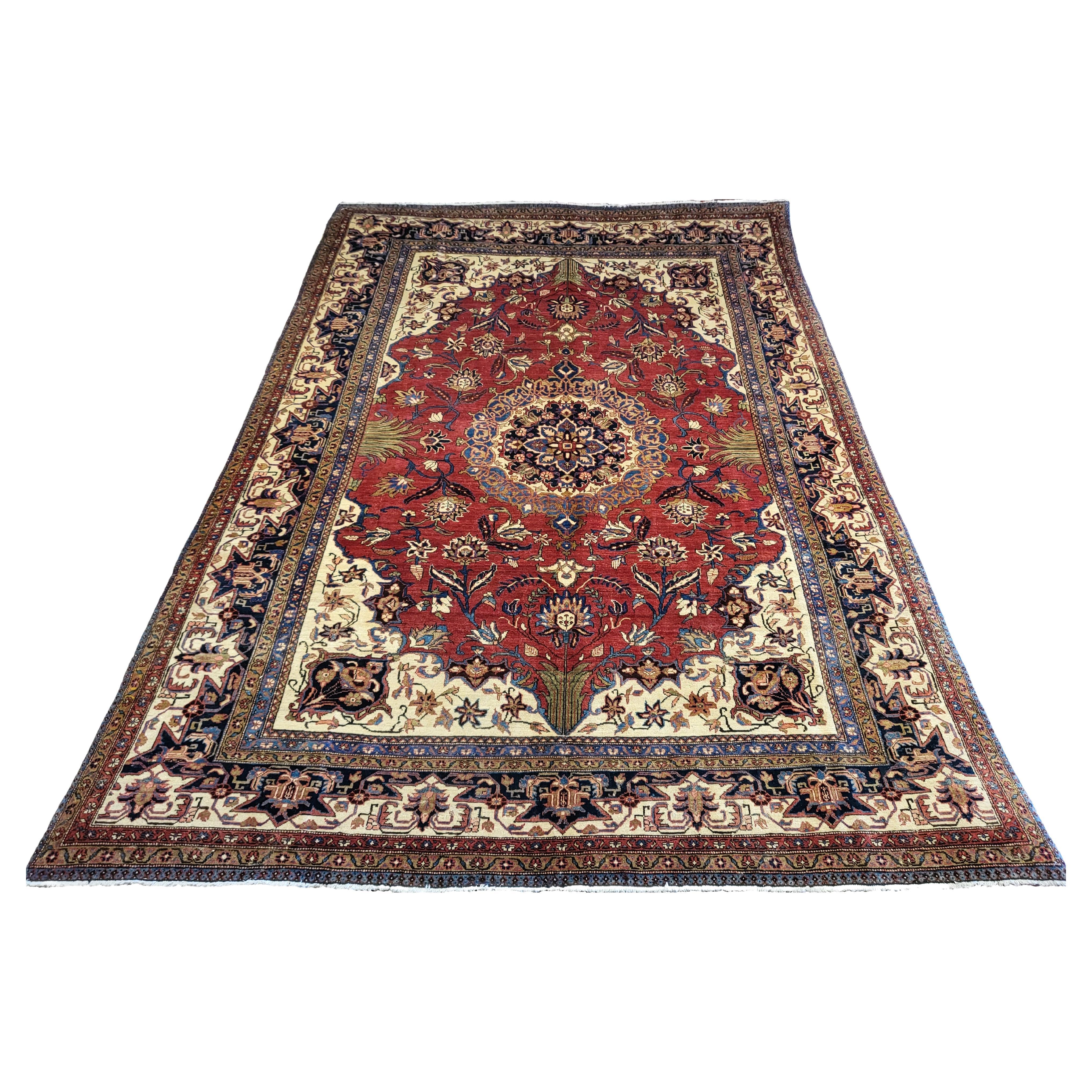 One of a Kind - Semi Antique Persian Heriz - Serapi - PRG Exclusive For Sale