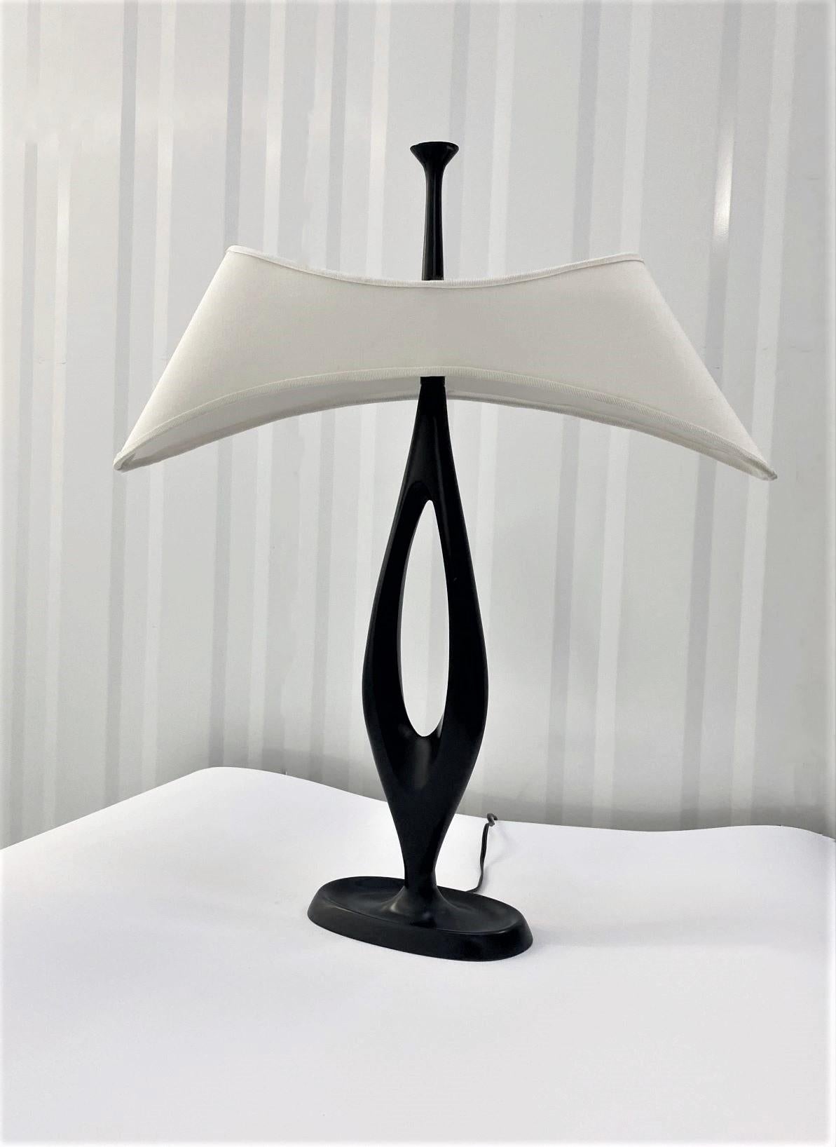 Rare One of Two Table Lamps by Max Ingrand for Fontana Arte, 1955-1956, Italy For Sale 1
