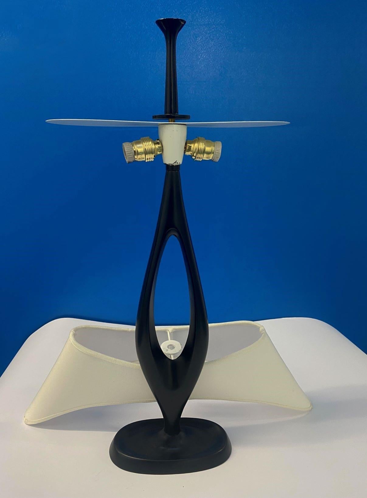 Rare One of Two Table Lamps by Max Ingrand for Fontana Arte, 1955-1956, Italy For Sale 2