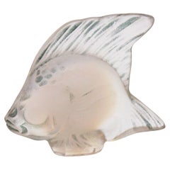 Rare Opal Rene Lalique Poisson Cachet Original from Early 1920s
