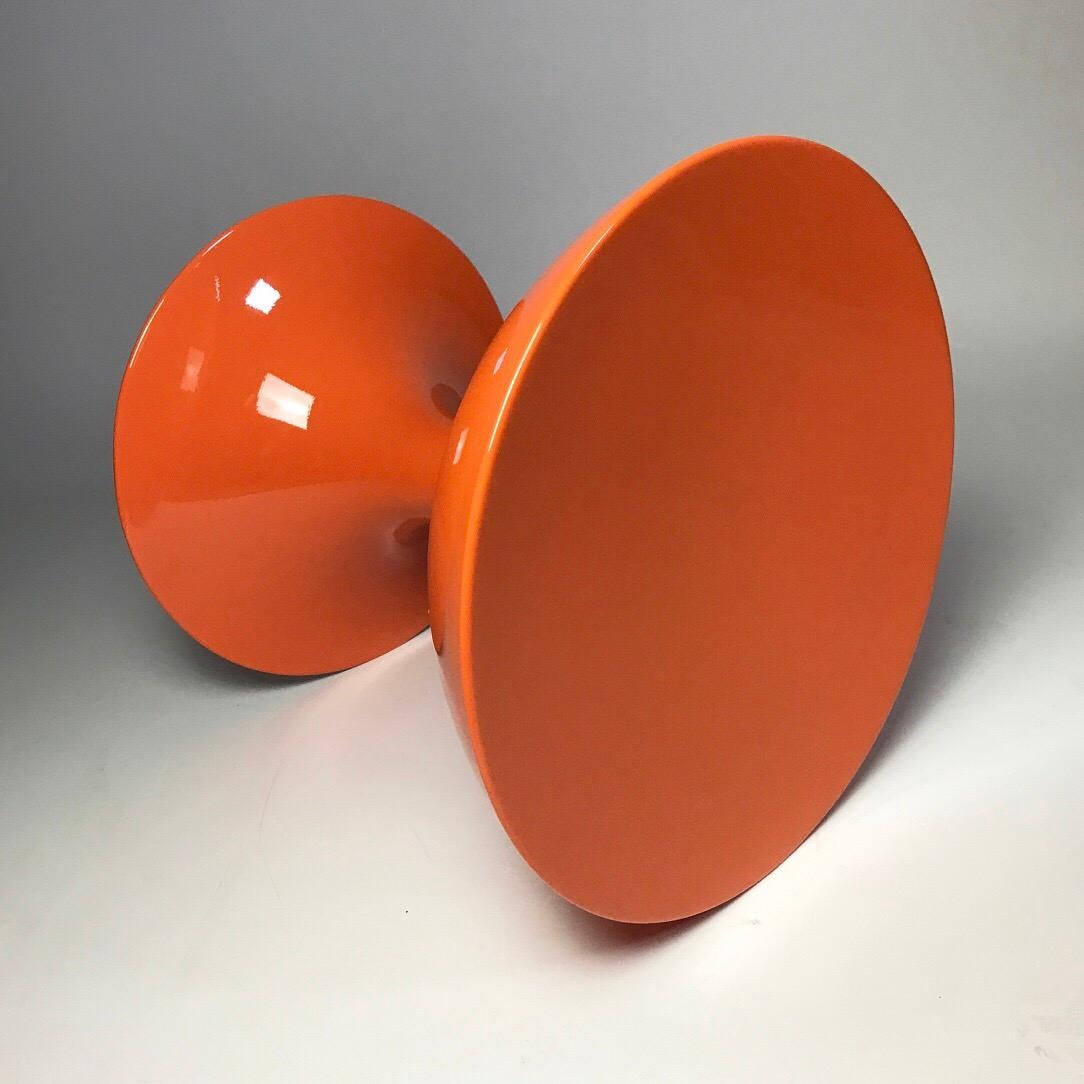 Rare Orange Design Stool by Nanna Ditzel for Domus Danica, Denmark, 1969 2