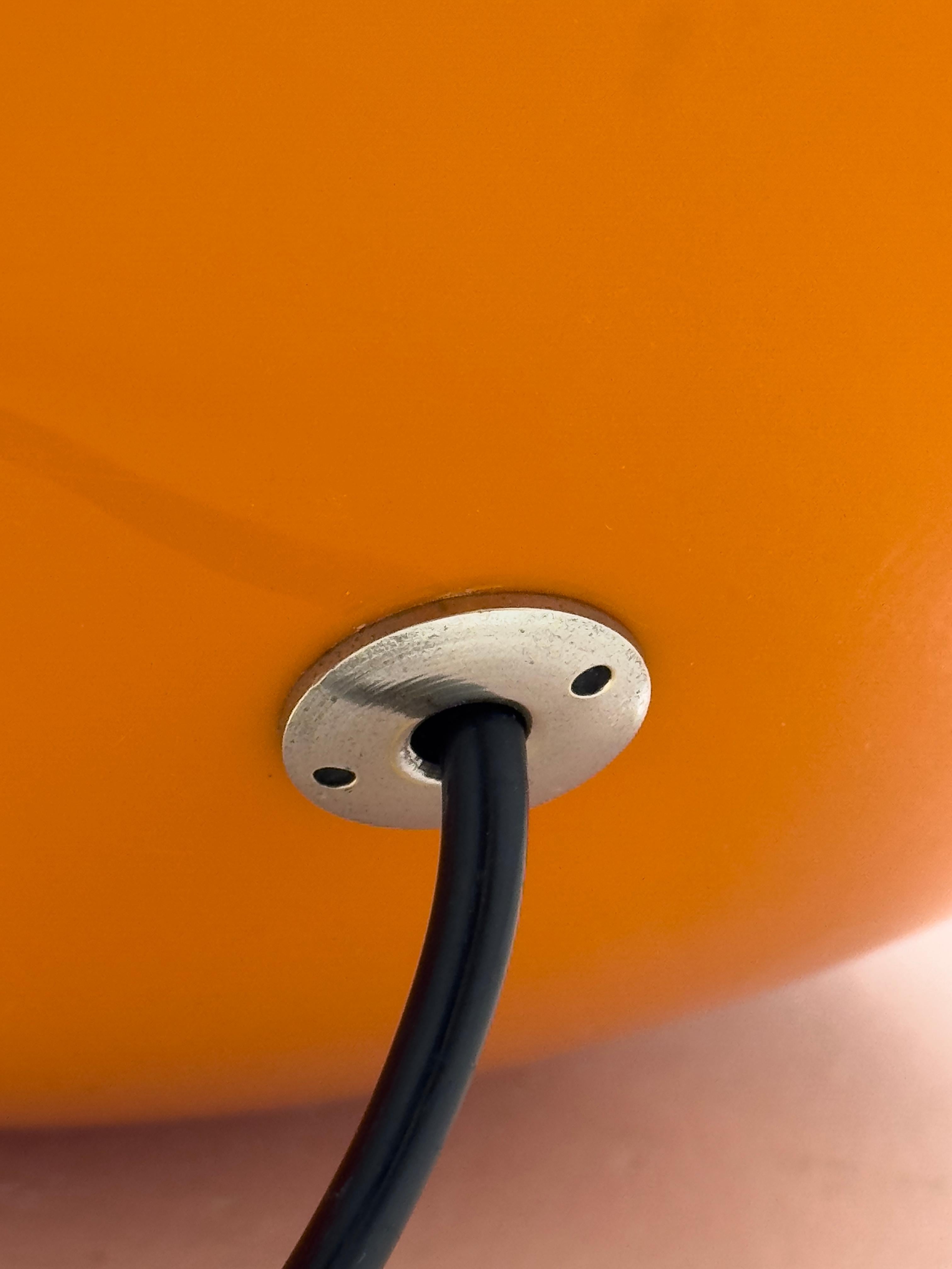 Rare lampadaire Orange Pallade (1ère édition 1968) du Studio Tetrarch pour Artemide en vente 10