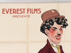 Rare Original 1918 Framed Charlie Chaplin, Charlot Movie Poster