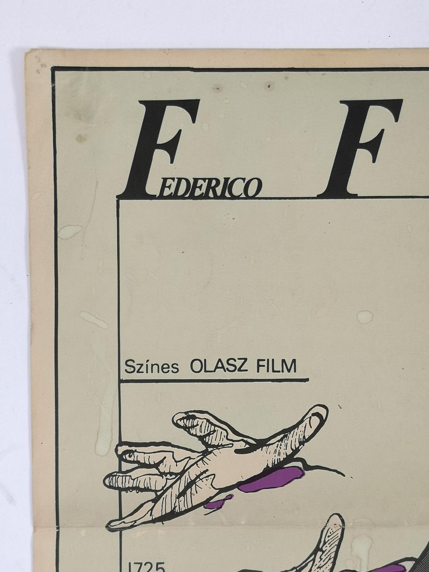 Rare Original 1979 Movie Poster for Casanova Di Federico Fellini 5