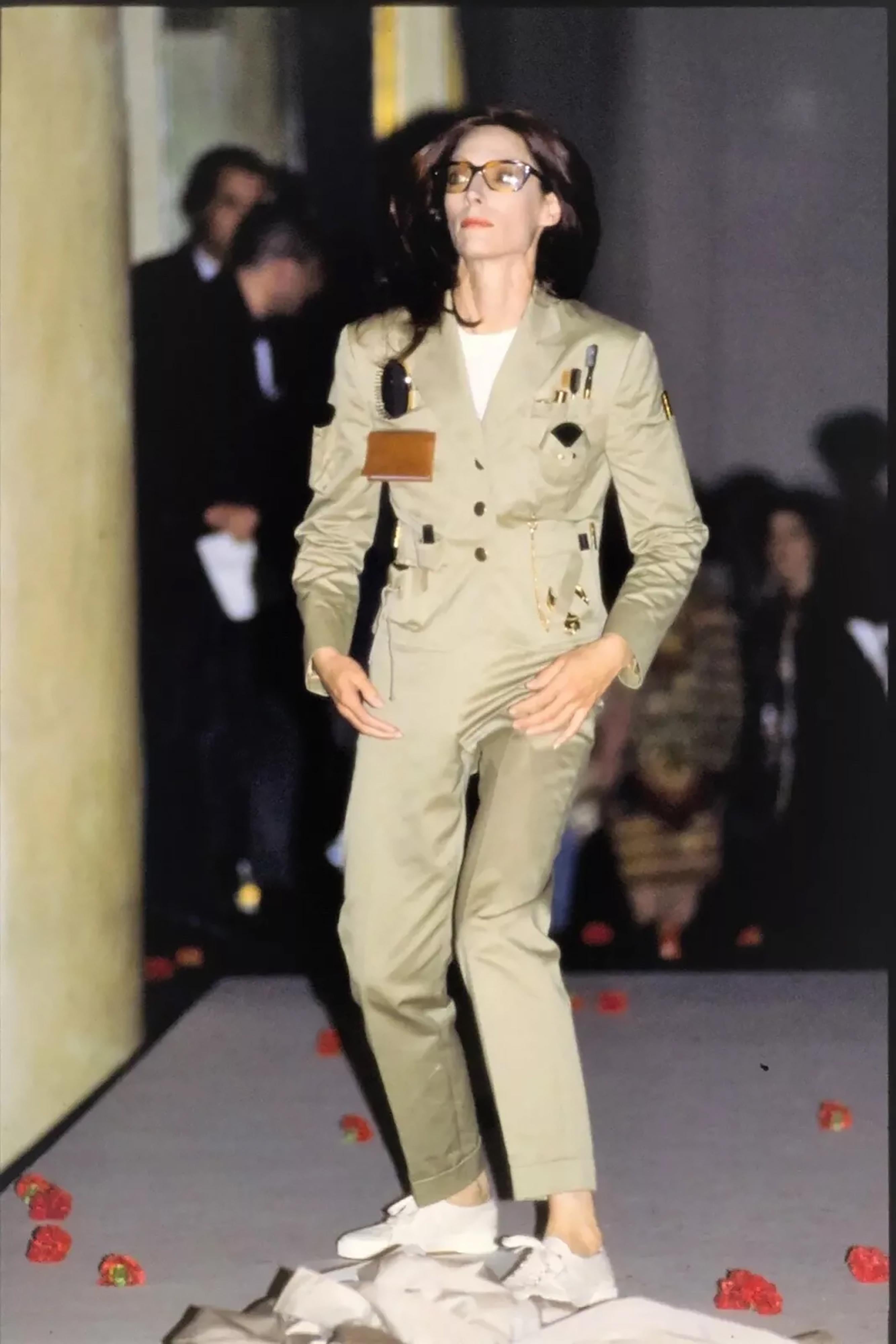Rare Original 1991 Moschino Couture Runway Survival Jacket with Tools For Sale 5