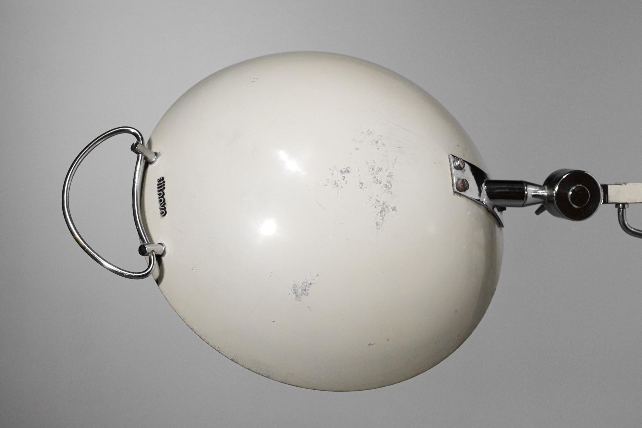 Seltene originale Stilnovo- Hospital-Leuchte aus Metall, F267, 50er Jahre im Angebot 1