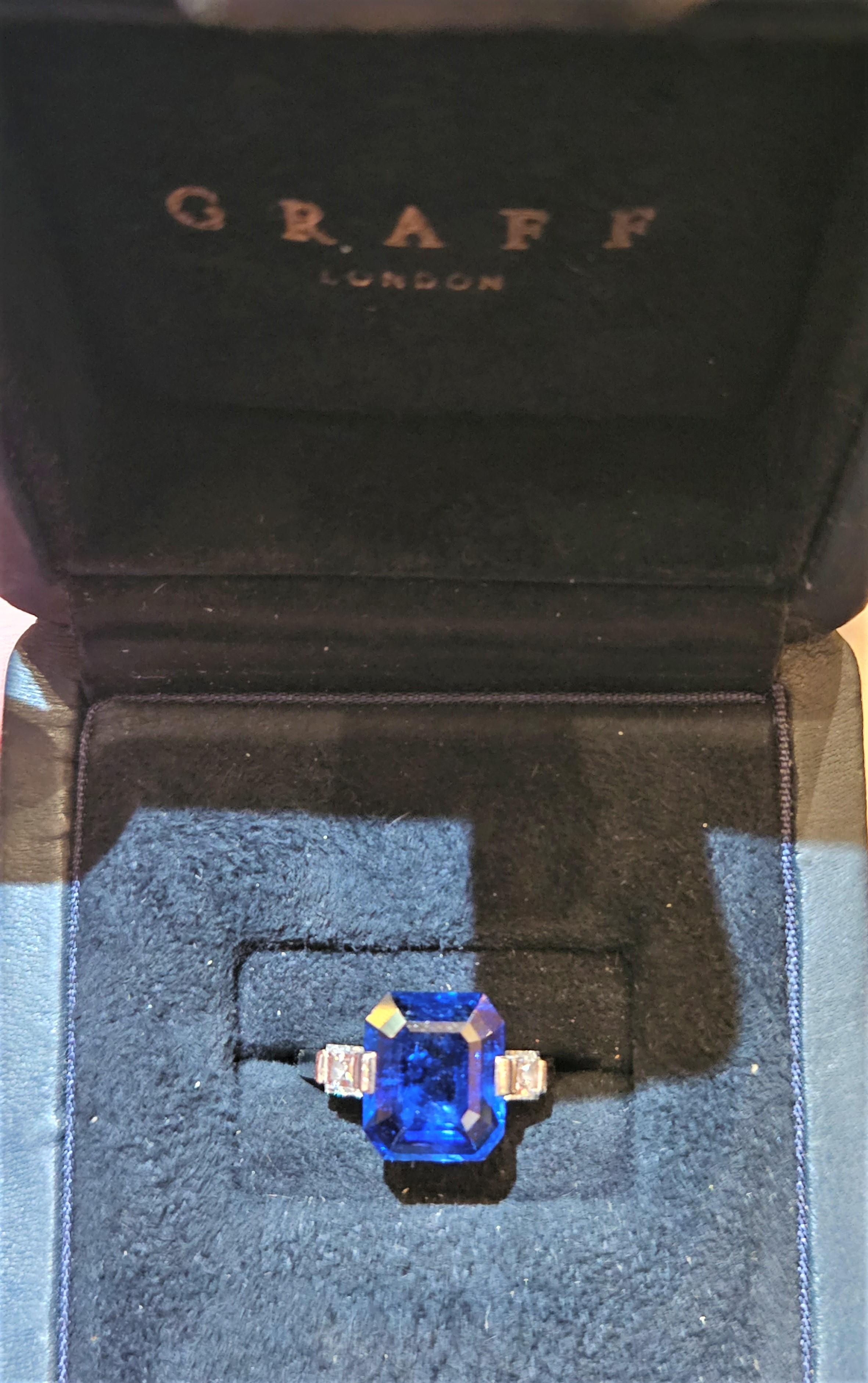 6ct sapphire ring