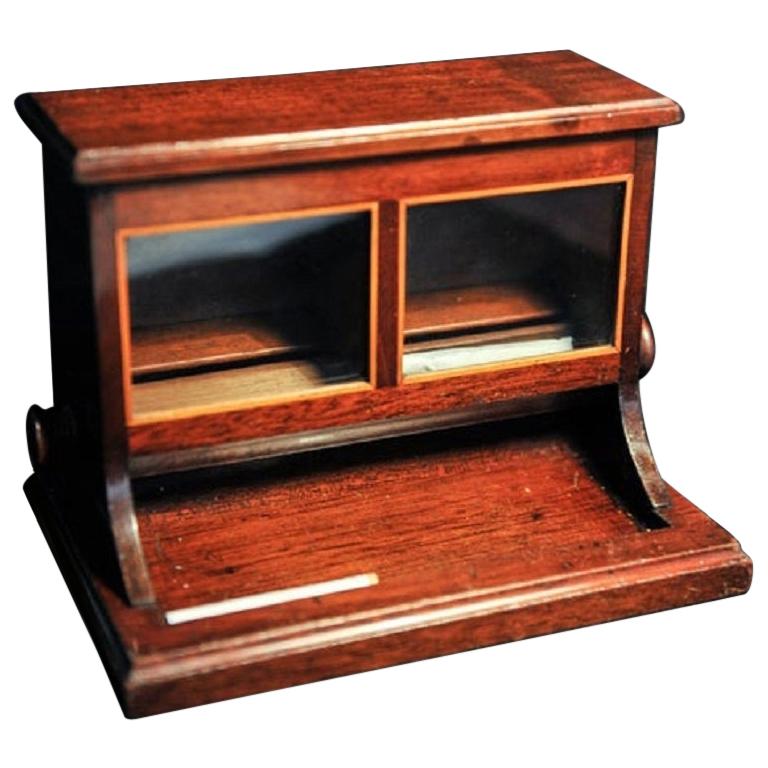 Rare Original Alfred Dunhill Inlaid Art Deco Cigarette Dispenser from 1920s For Sale