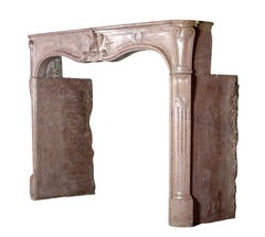 French Imperial Original Antique French Fireplace Surround