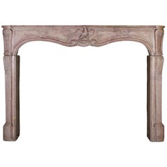 French Imperial Original Antique French Fireplace Surround