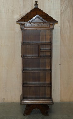 Rare Original Antique Seymour Easton 1859-1916 Tabard Inn Revolving Bookcase