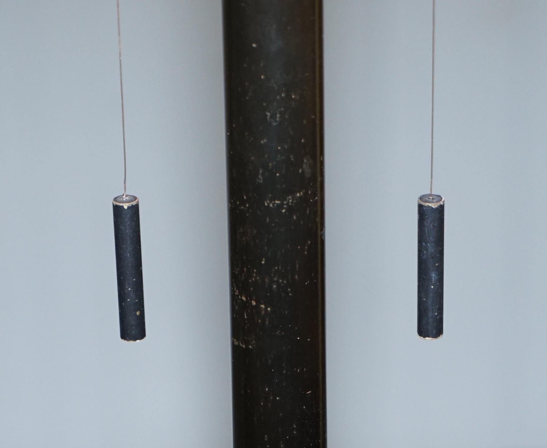 Lampadaire Art moderne d'origine rare sur pied à 5 ampoules, datant d'environ 1960, bronze en vente 4