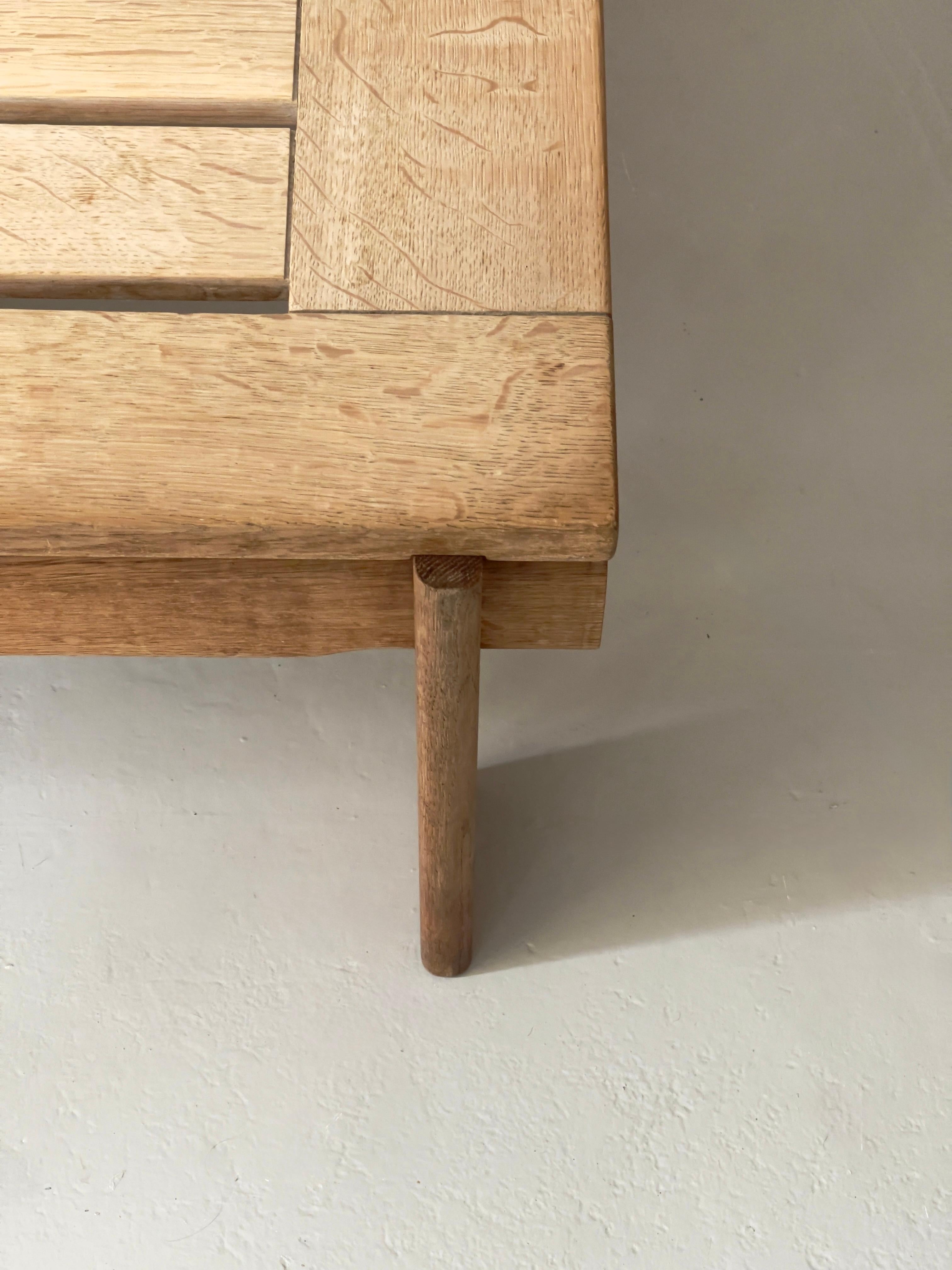 Rare Table basse originale en chêne massif, Design/One Danemark années 60 Bon état - En vente à København K, 84