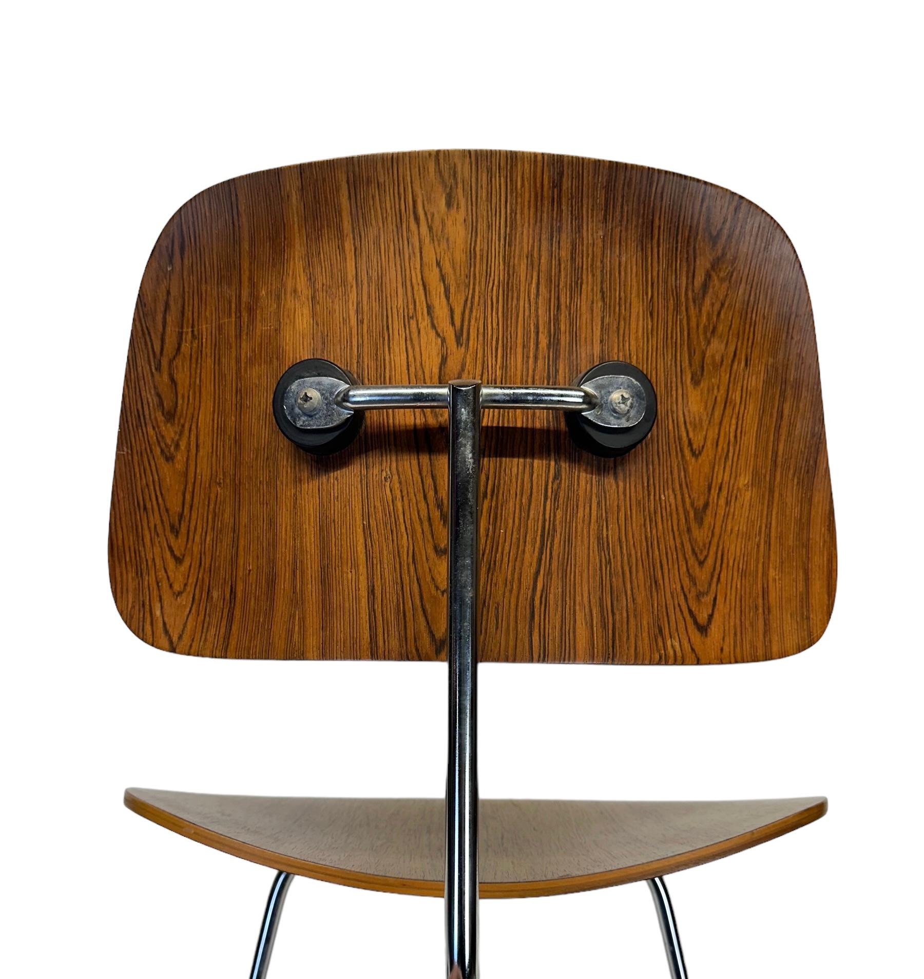 Seltener Original Eames für Herman Miller DCM aus brasilianischem Palisanderholz  im Angebot 3