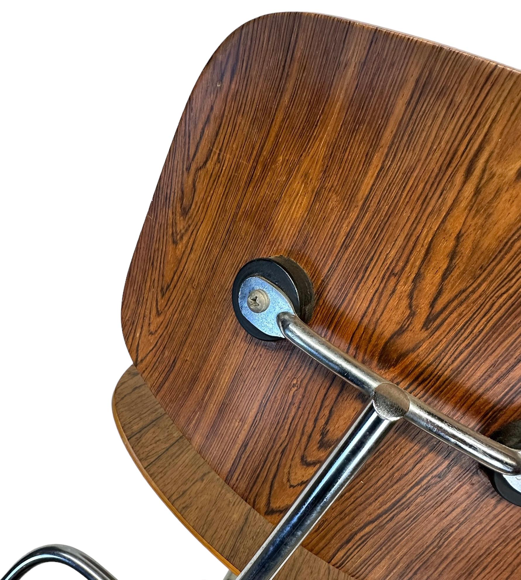 Seltener Original Eames für Herman Miller DCM aus brasilianischem Palisanderholz  im Angebot 6