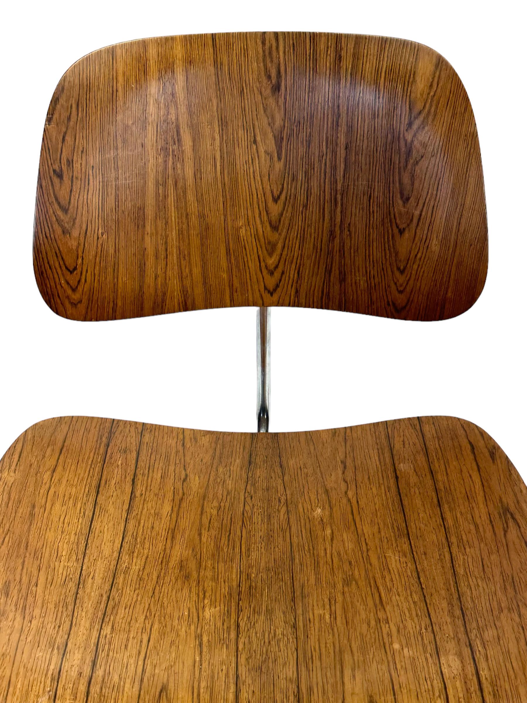 Seltener Original Eames für Herman Miller DCM aus brasilianischem Palisanderholz  (Moderne der Mitte des Jahrhunderts) im Angebot