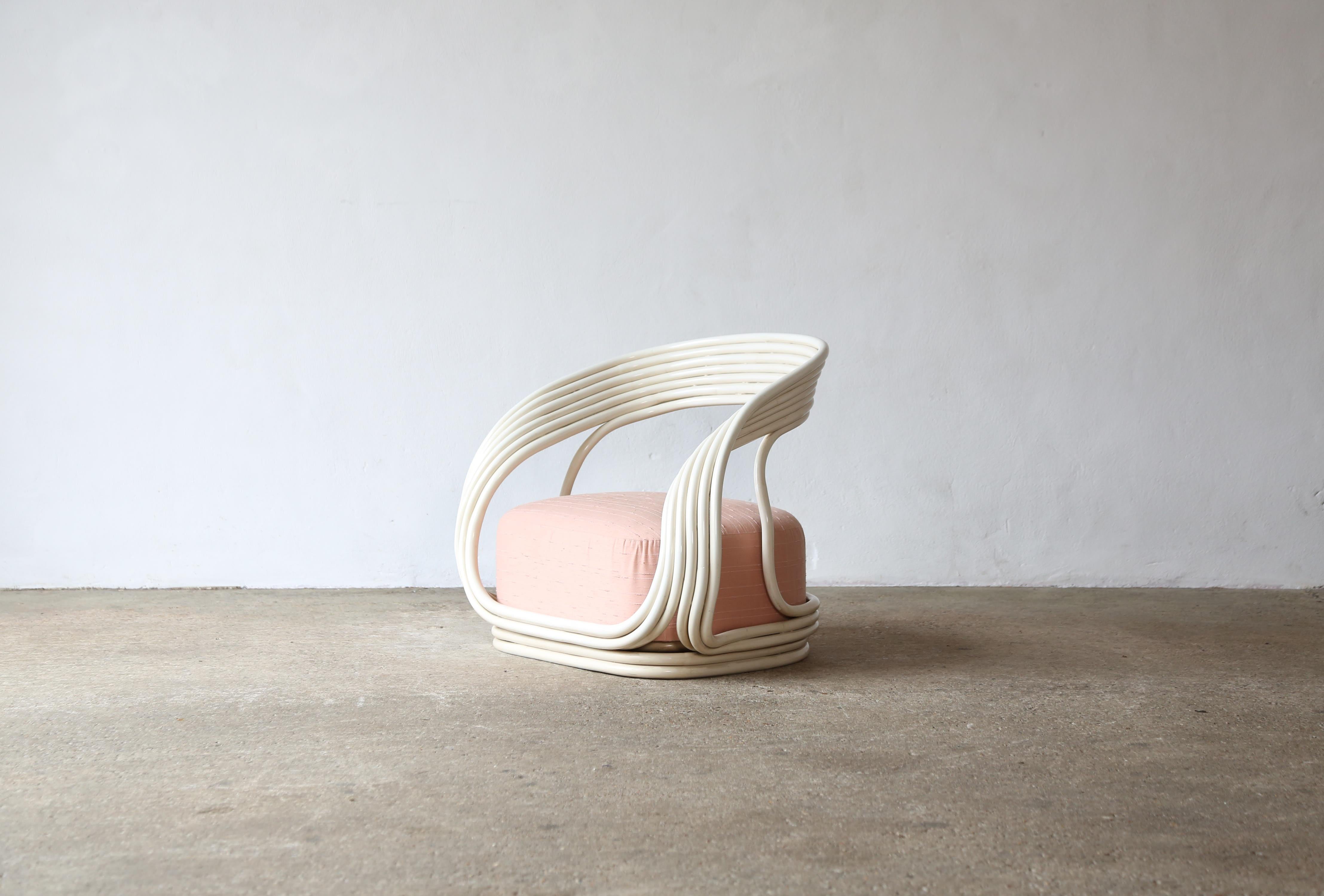 Mid-Century Modern Rare Original Eva Chair by Giovanni Travasa, Italy, 1960s