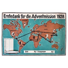 RARO!!! Poster originale di viaggio per dirigibili tedeschi - anni '30