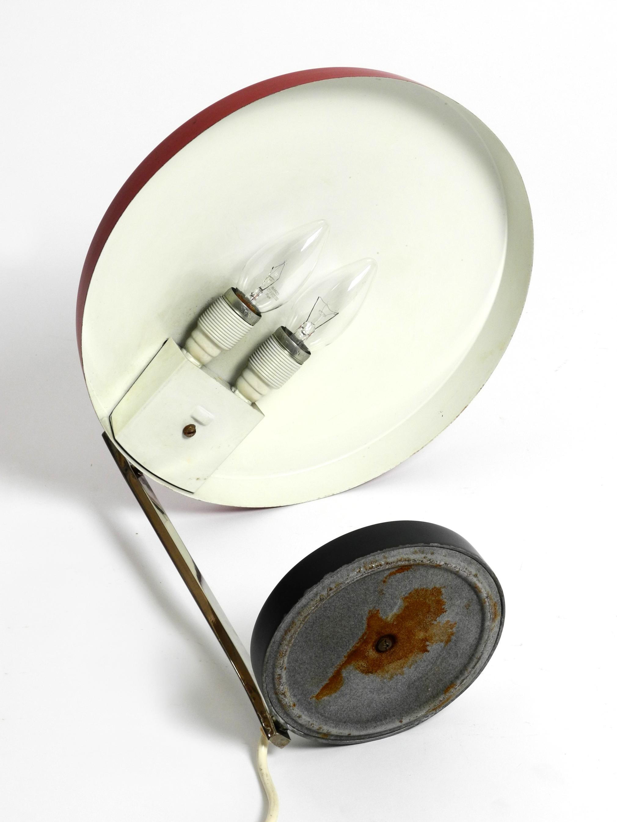 Seltene originale Hillebrand-Tischlampe, Modell Oslo von 1962, Design Heinz Pfaender (Metall) im Angebot