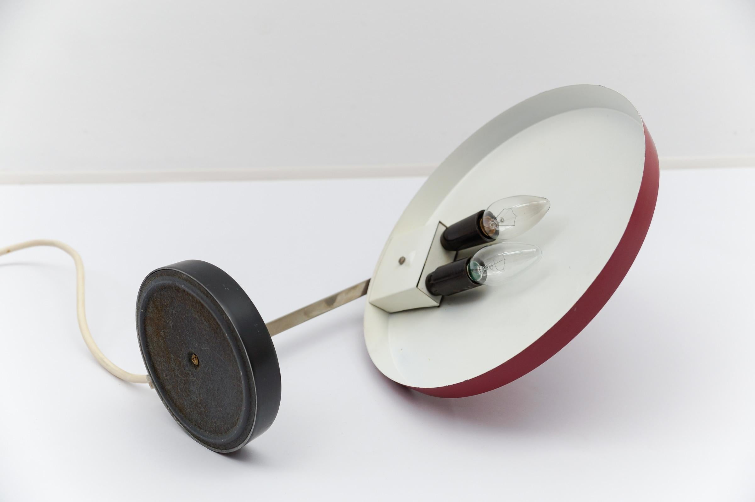 Rare lampe de table Hillebrand d'origine, Model No/One de 1962, design Heinz Pfaender en vente 5