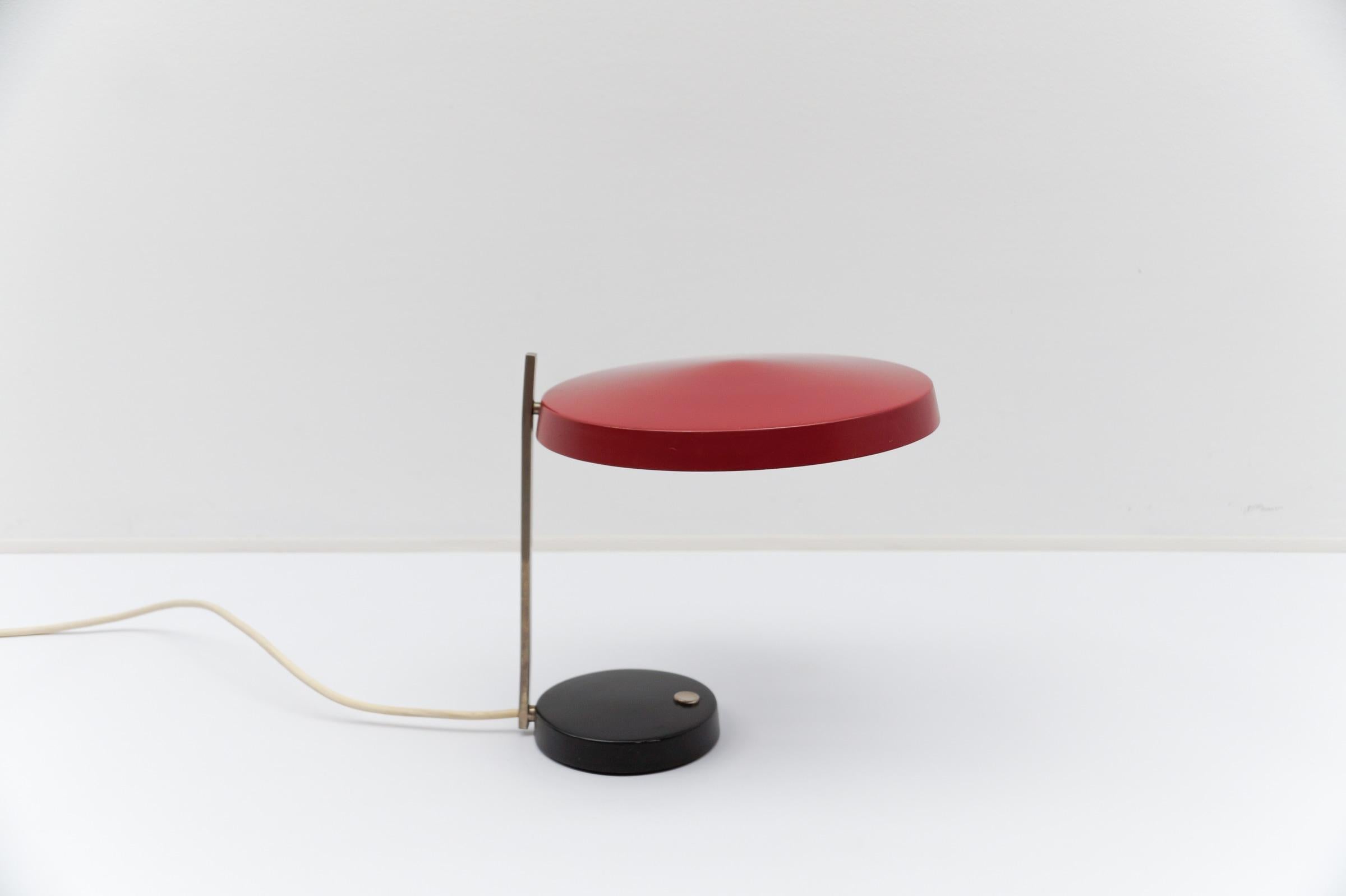 Mid-Century Modern Rare lampe de table Hillebrand d'origine, Model No/One de 1962, design Heinz Pfaender en vente