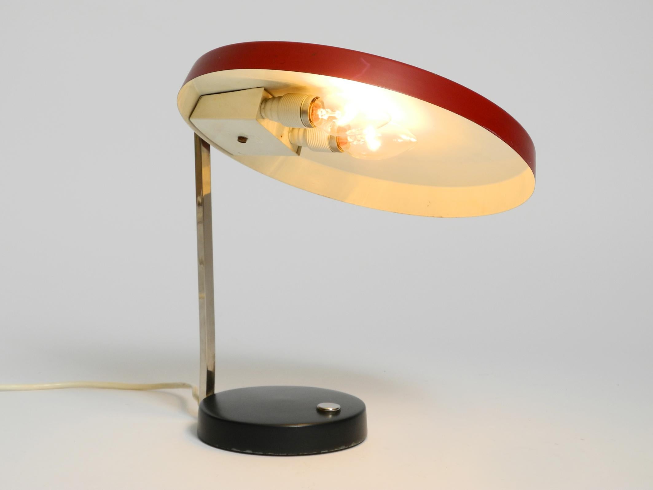German Rare Original Hillebrand Table Lamp Model Oslo from 1962, Design Heinz Pfaender For Sale