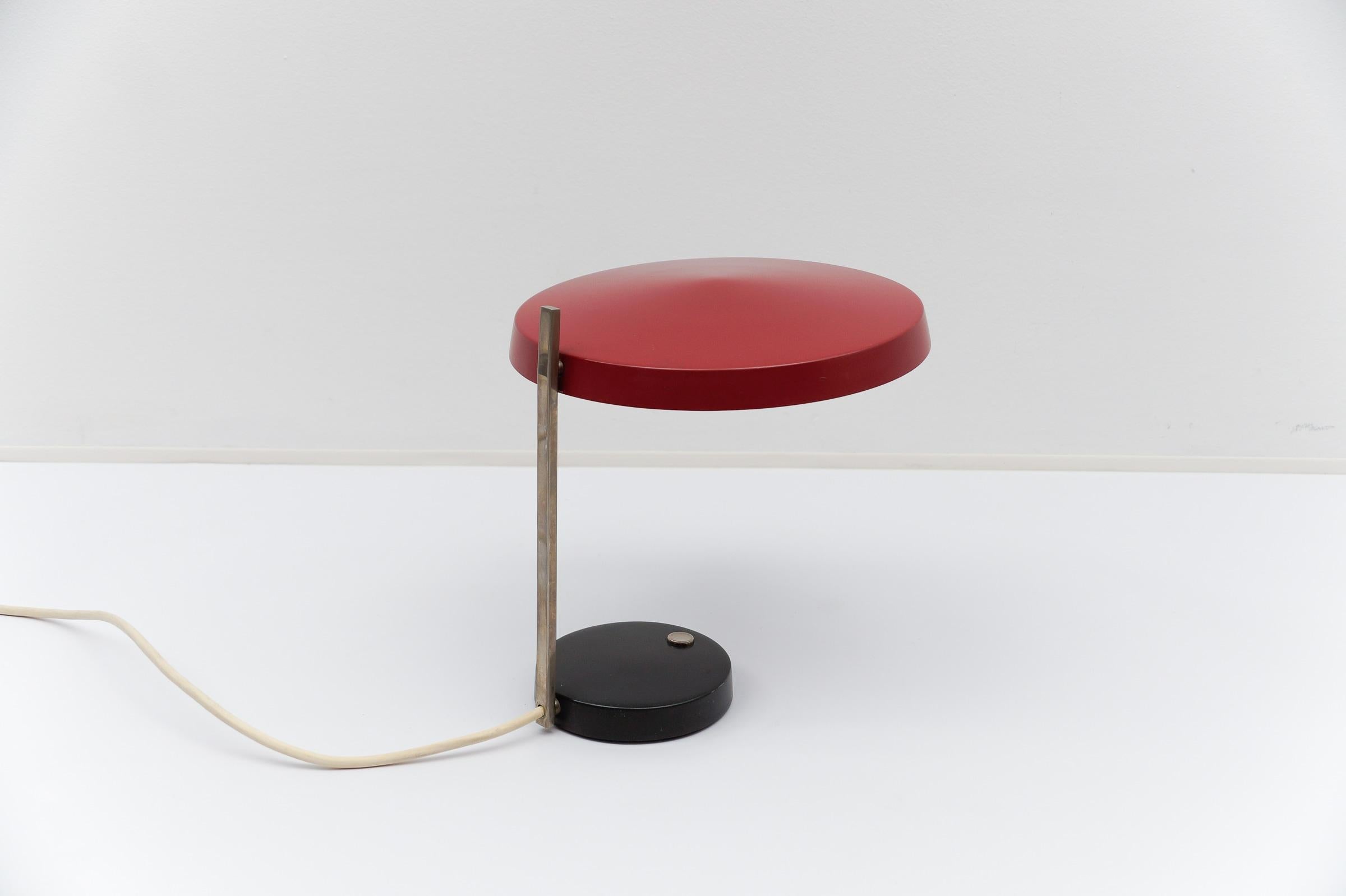 Rare lampe de table Hillebrand d'origine, Model No/One de 1962, design Heinz Pfaender Bon état - En vente à Nürnberg, Bayern