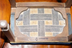 Seltener Original König Georg vi Krönungshocker 1937 Eiche gekalkt von Waring & Gillow