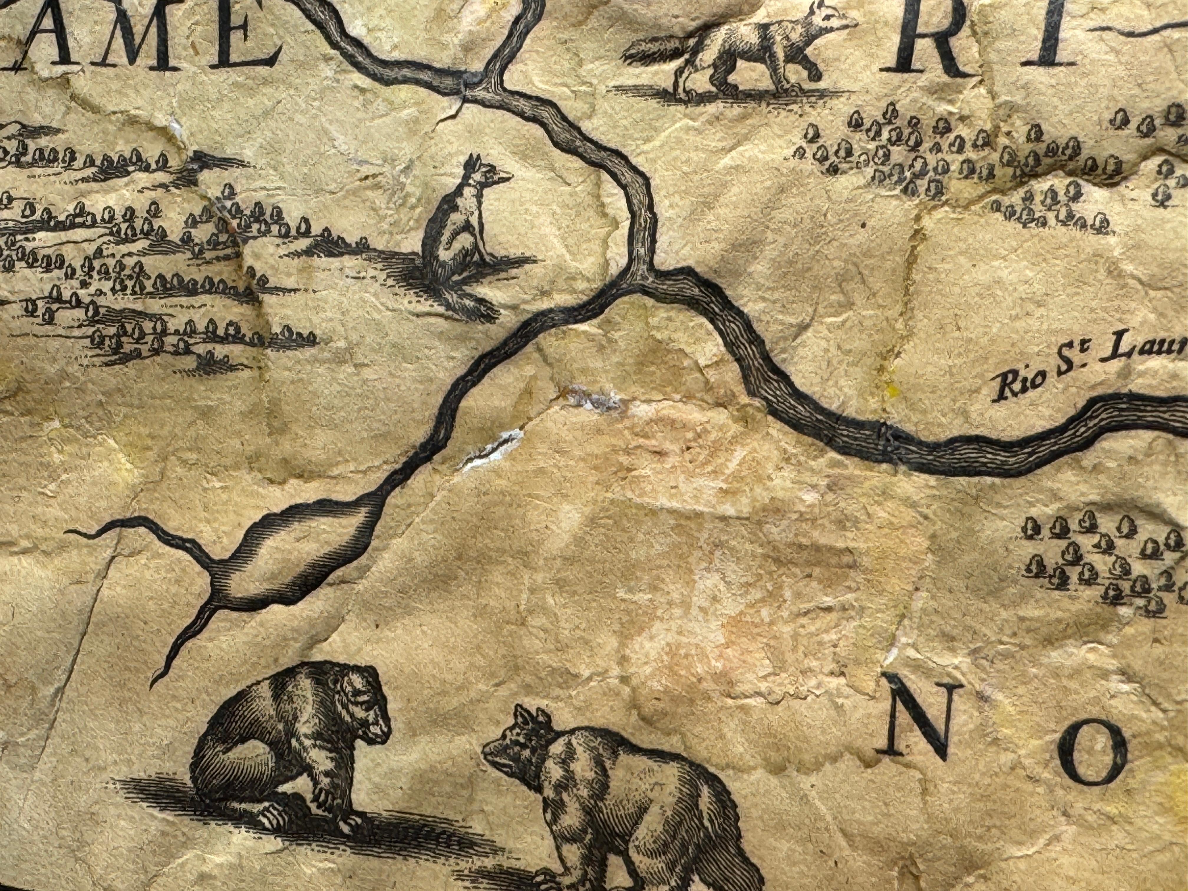 Rare Original Map of New Amsterdam (New York) – “Restitutio”, ca. 1674 – For Sale 2