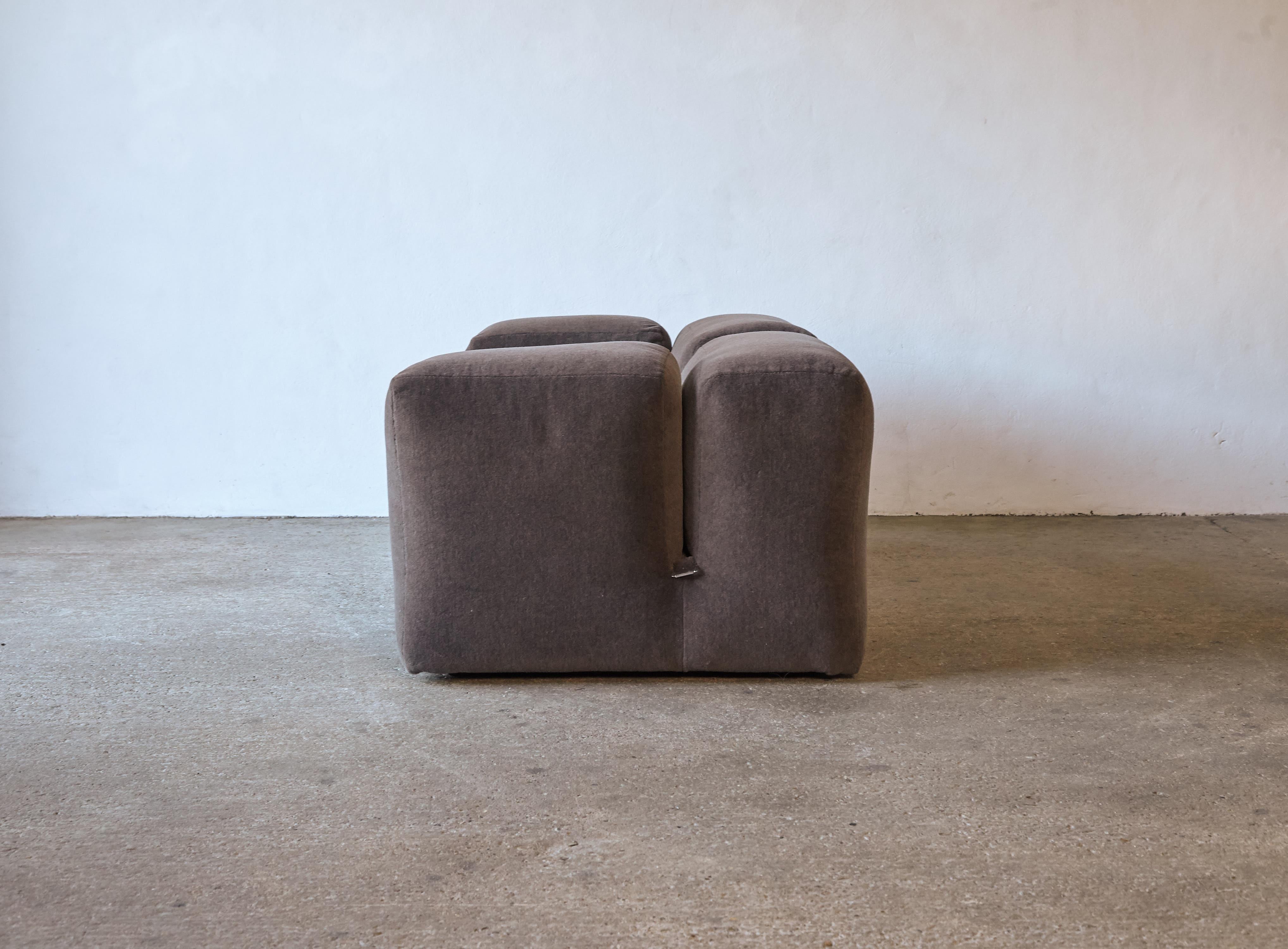 Rare canapé modulaire original Mario Bellini Le Mura, Cassina, 1970 en vente 4