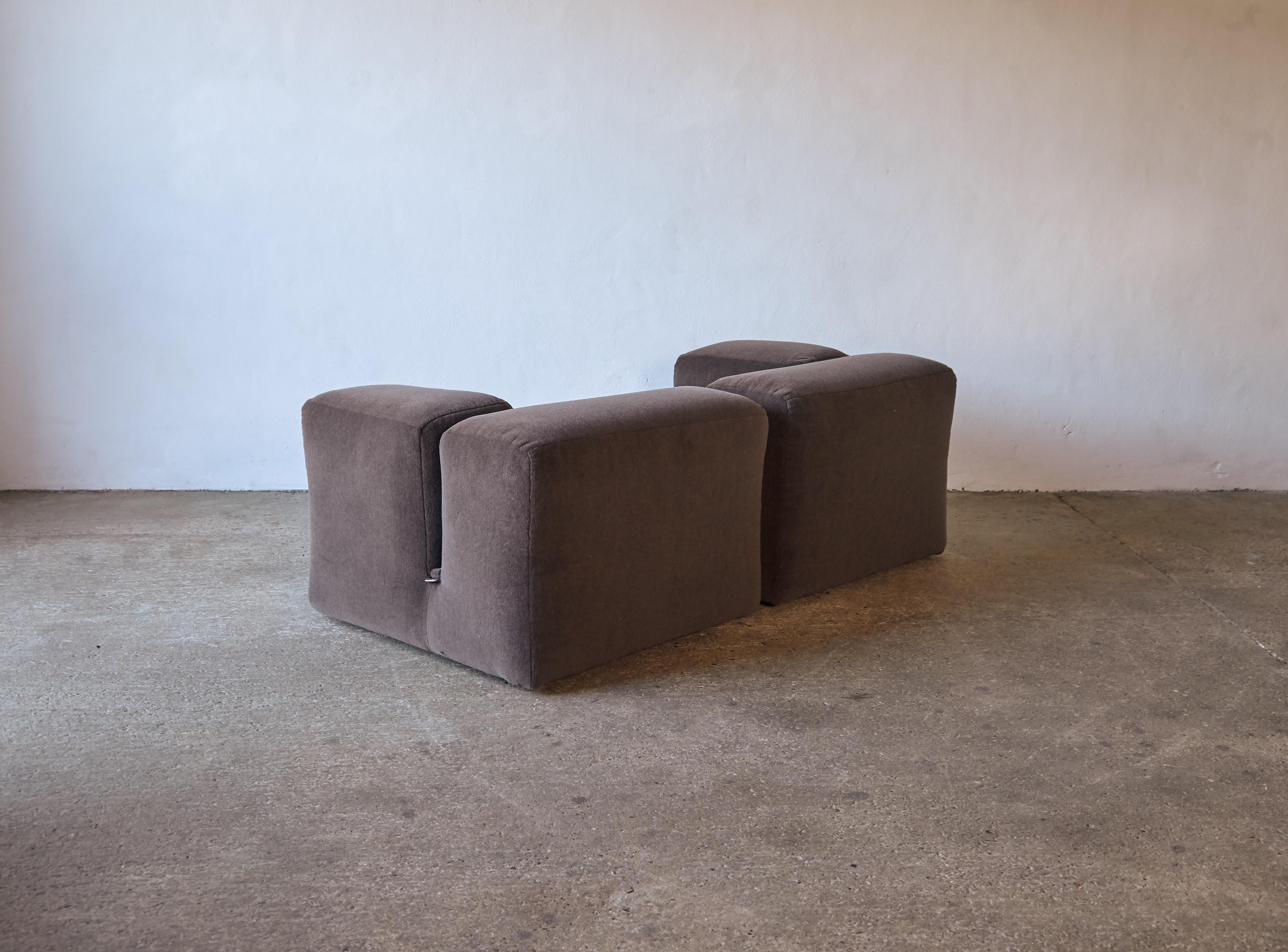 Seltenes Original Mario Bellini Le Mura Modulares Sofa, Cassina, 1970er Jahre im Angebot 5