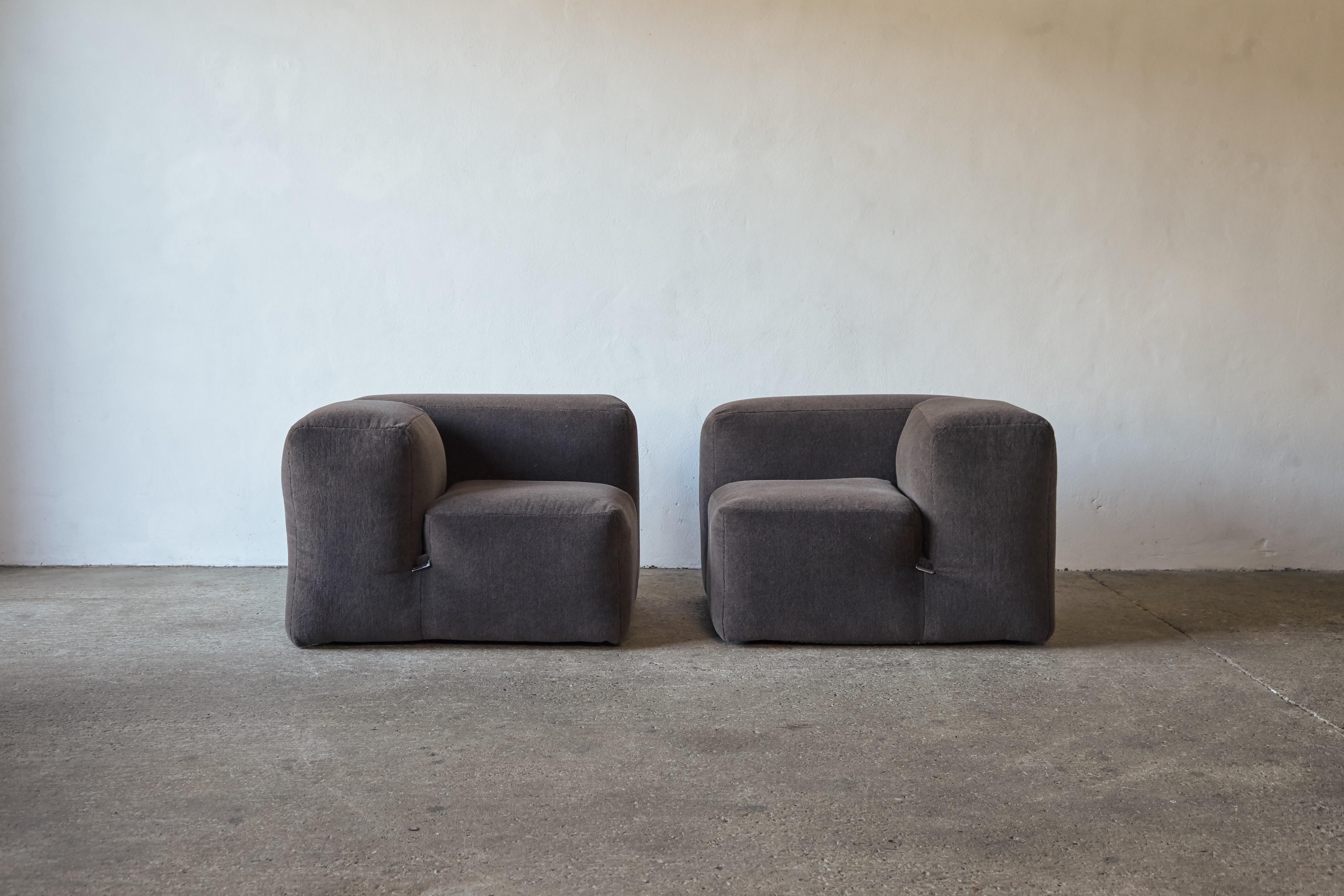 Fin du 20e siècle Rare canapé modulaire original Mario Bellini Le Mura, Cassina, 1970 en vente