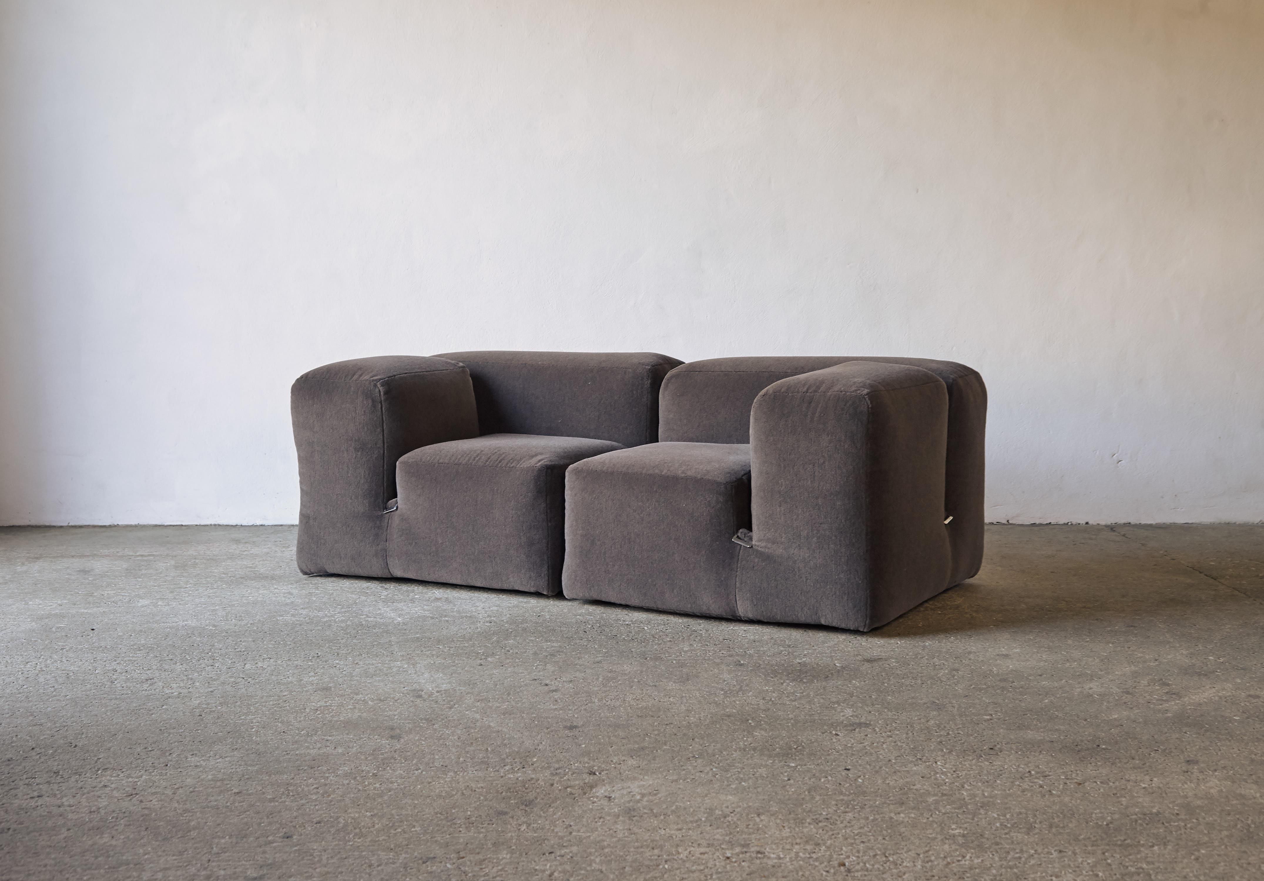 Seltenes Original Mario Bellini Le Mura Modulares Sofa, Cassina, 1970er Jahre im Angebot 2