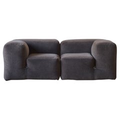 Rare Original Mario Bellini Le Mura Modular Sofa, Cassina, 1970s