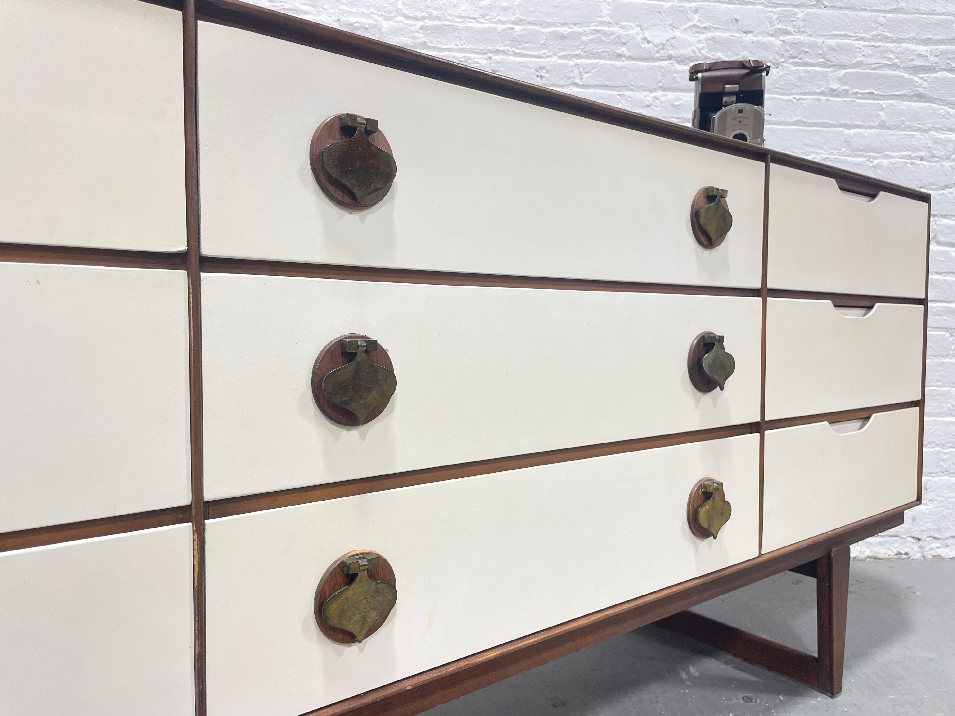 Rare + Original Mid Century MODERN Walnut BEDROOM SET by Stanley Furniture Co. 6