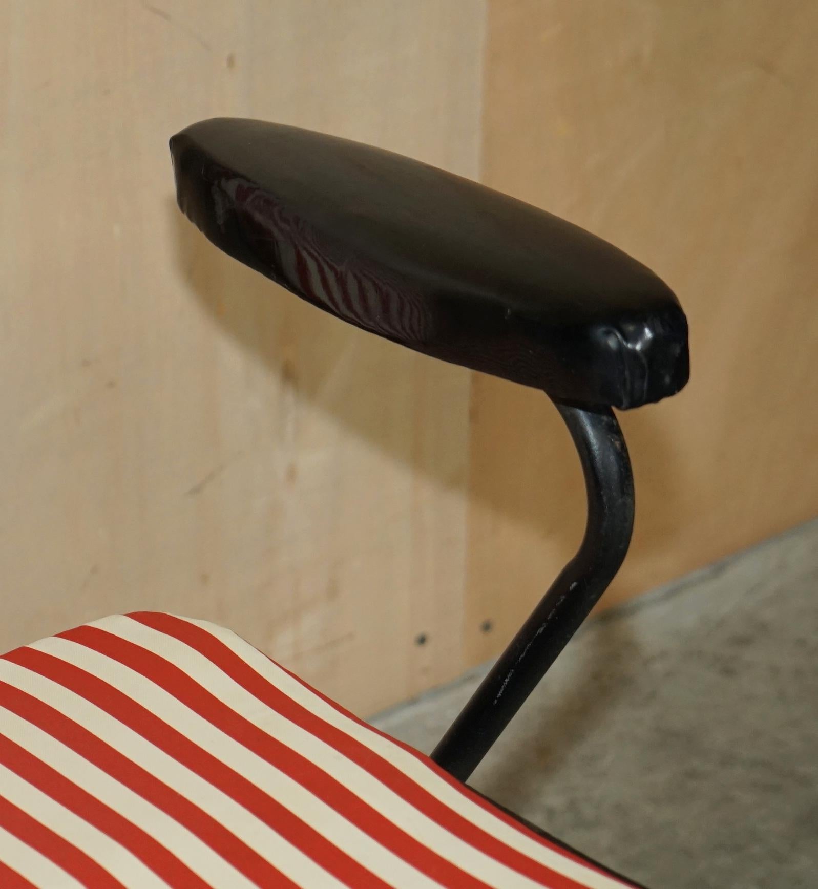 Seltene Original Filmrequisite 1950's American Salon Friseur Dinette Sessel im Angebot 2