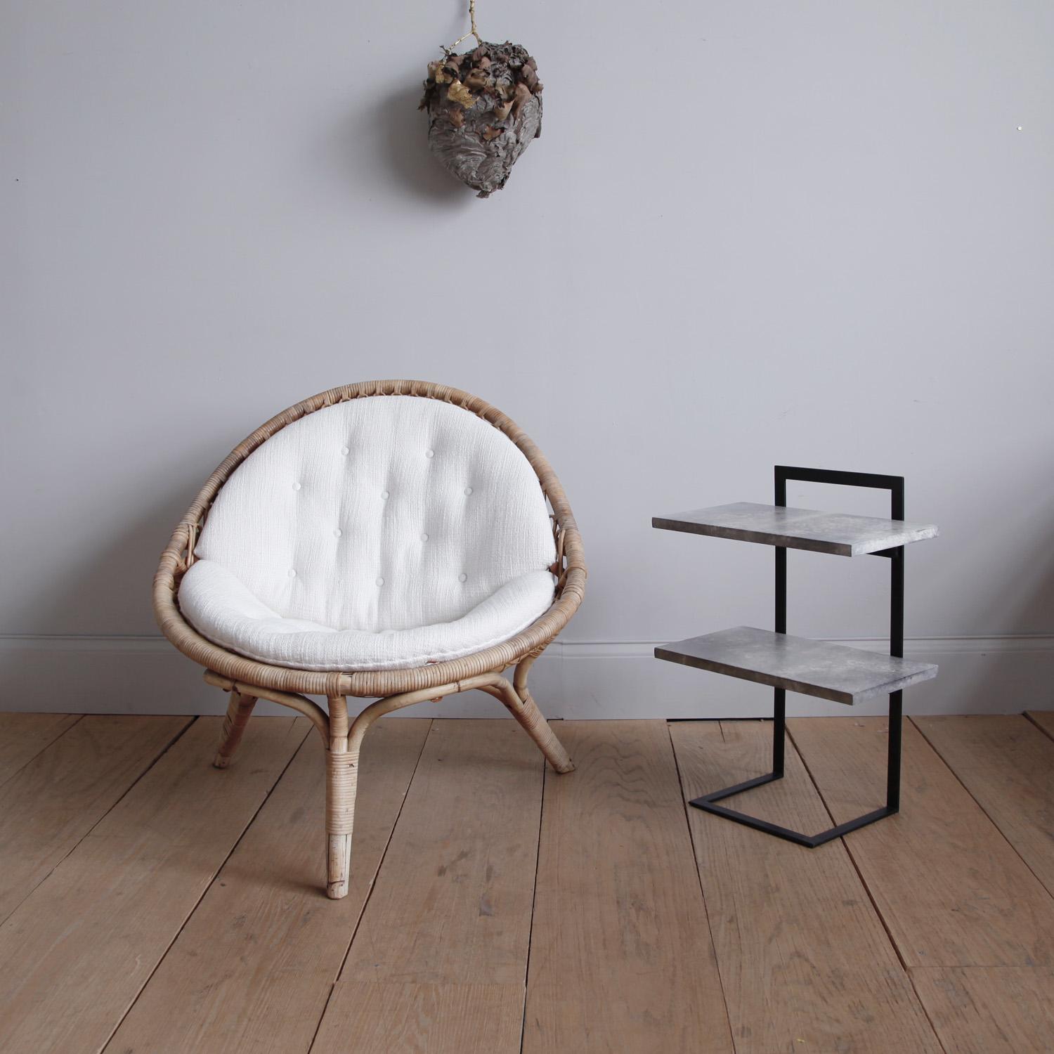 Scandinavian Modern Rare Original Nanna Ditzel Three-Legged Lounge Chair