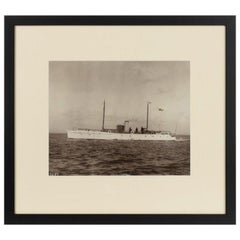 Photographie originale rare de Kirks of Cowes du Gentleman's Motor Yacht Amerata