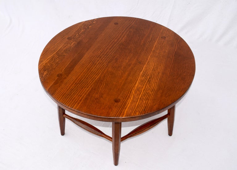 Rare Original Round Monterey Coffee Table Signed For Sale At 1stdibs