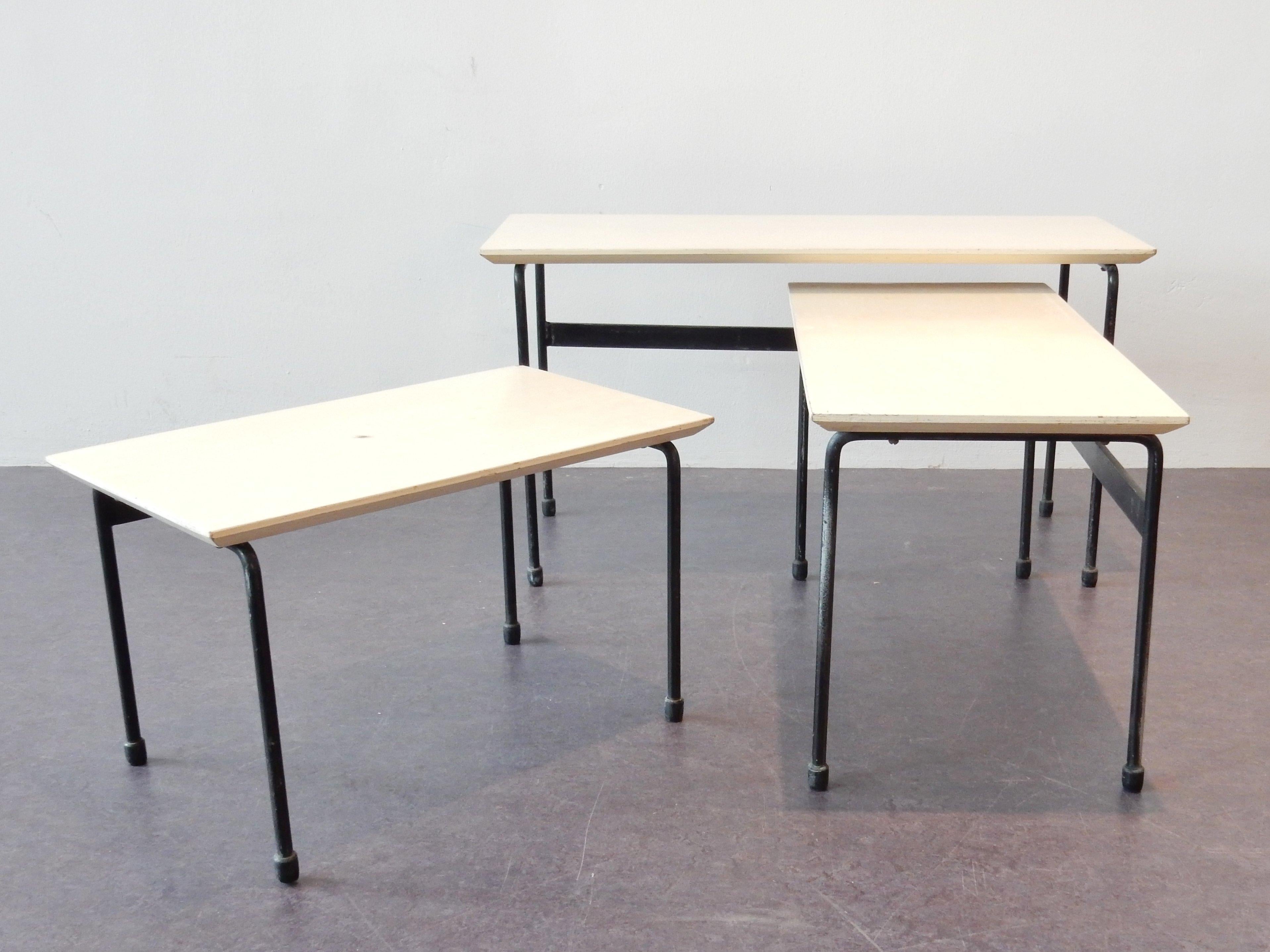 Olandese Raro, originale set di tavolini da salotto 
